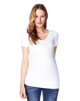 Noppies-Umstandsmode Basic-Shirt mit femininen Ausschnitt 60104