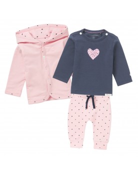 Set shirt 3 pcs Set - eine beidseitig tragbare Wendejacke