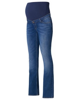 Esprit Flared-Leg Umstandsjeans im 5-Pocket-Stil. Stone-Washed-Jeans U8C010